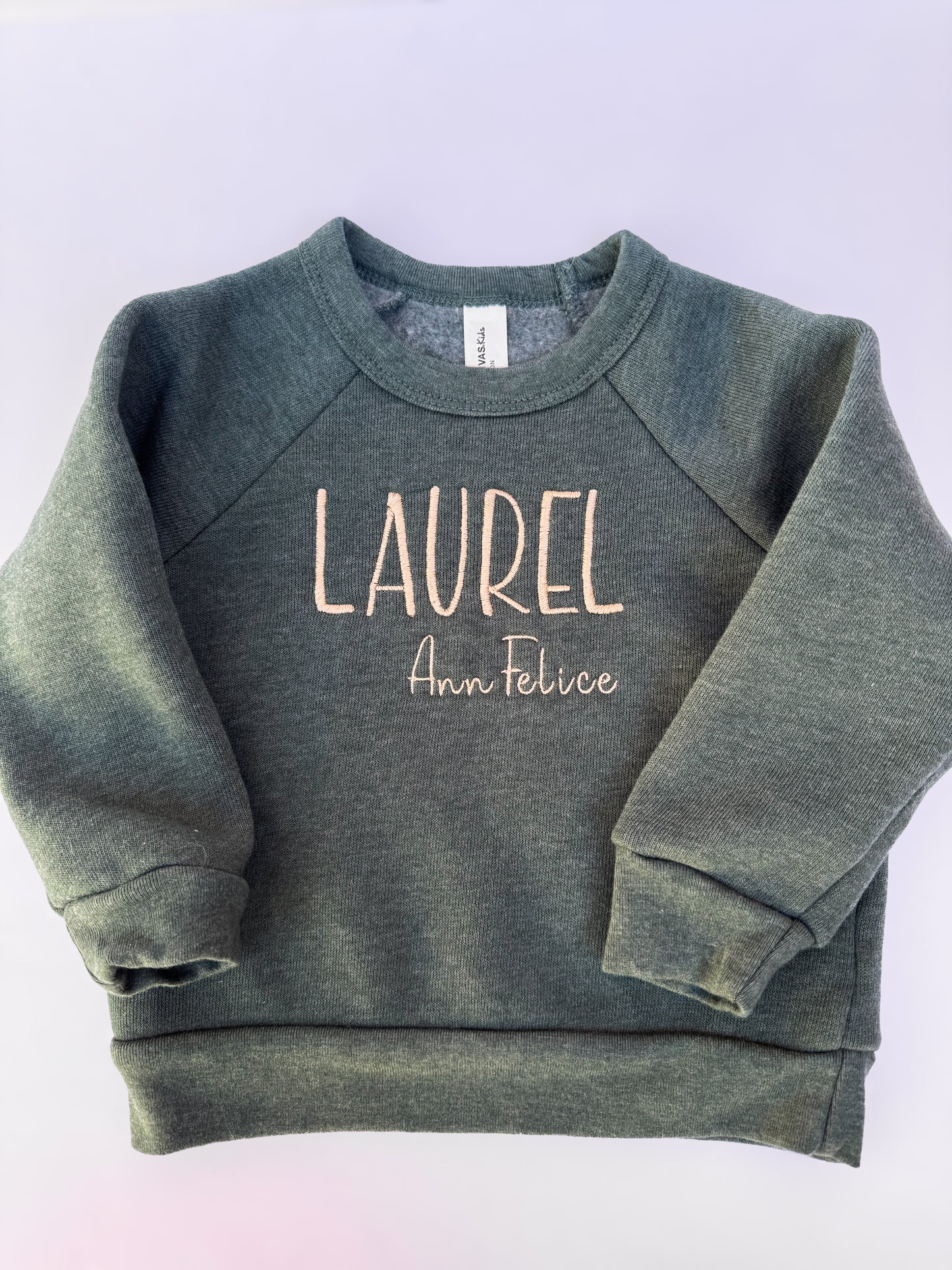 Toddler Name Crewneck