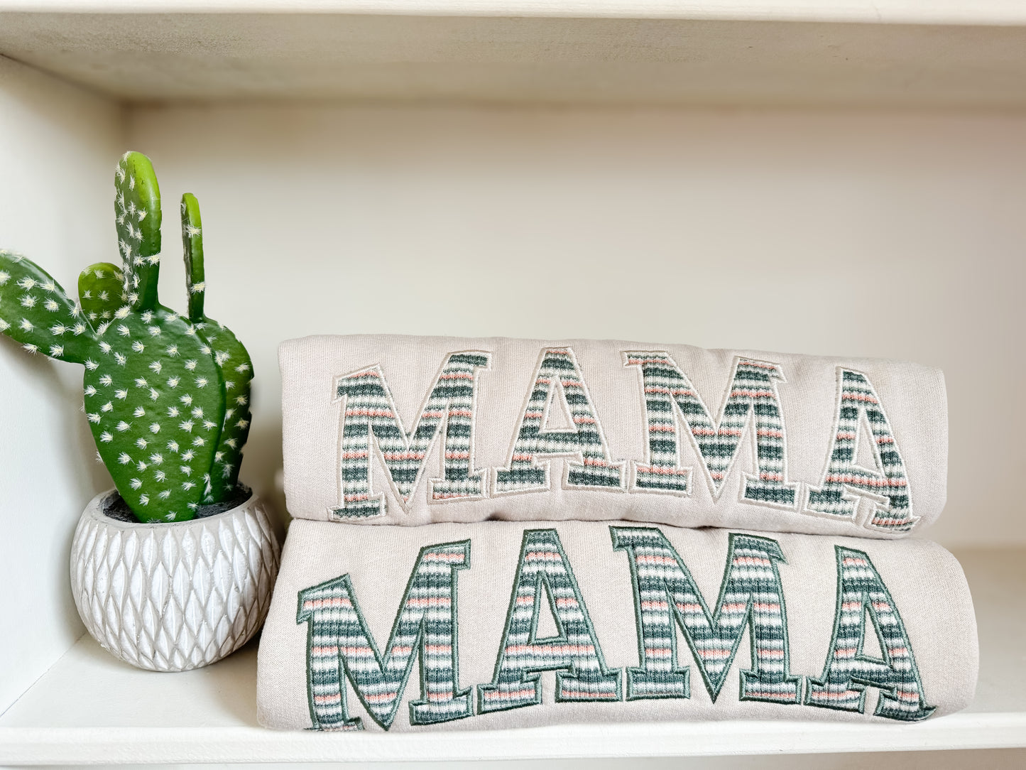 MAMA Striped Crew