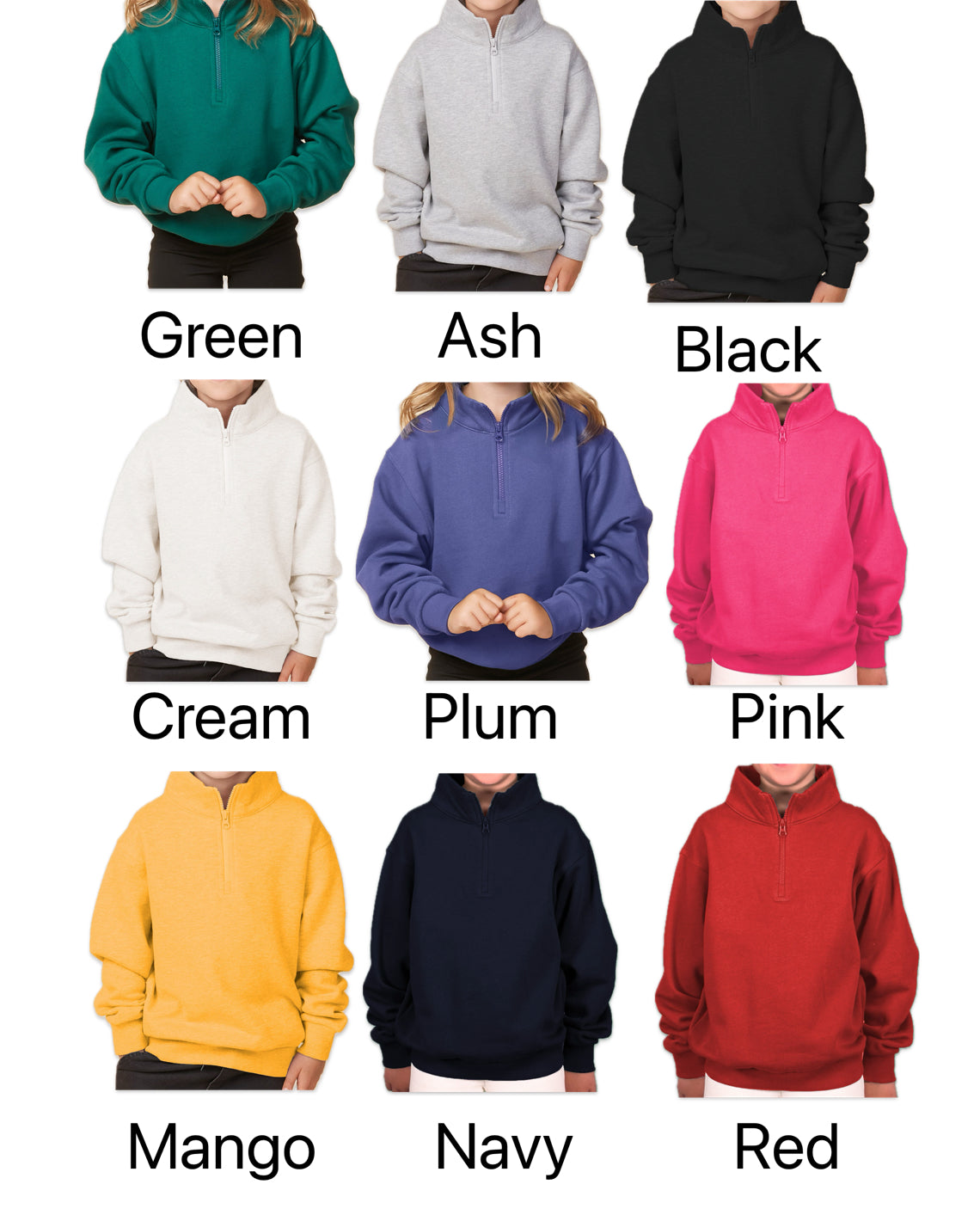Personalized Youth Quarter Zip