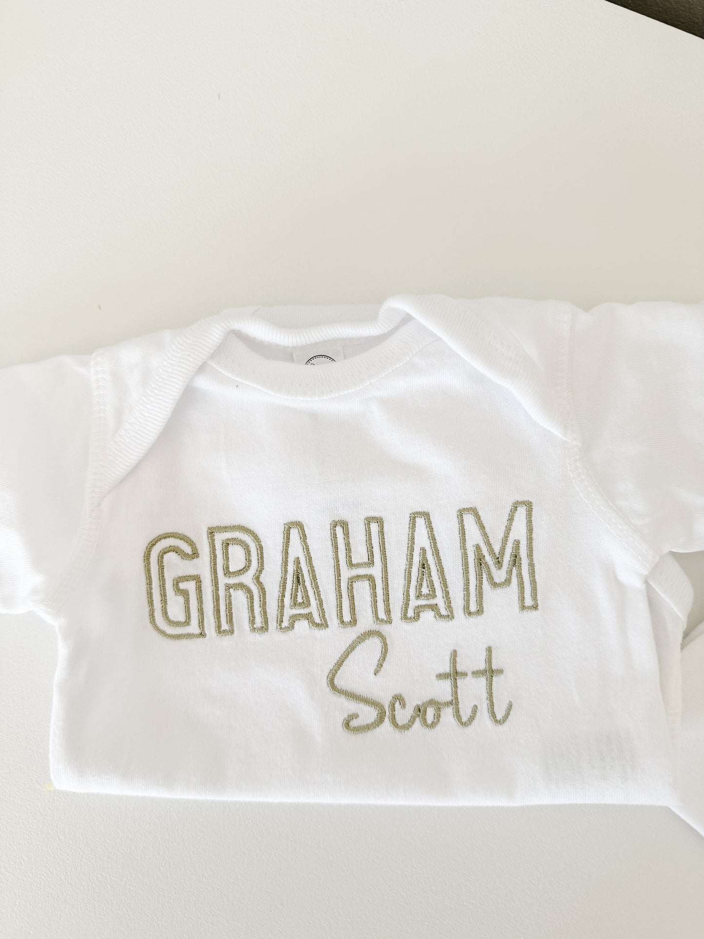 Baby Name Onesie