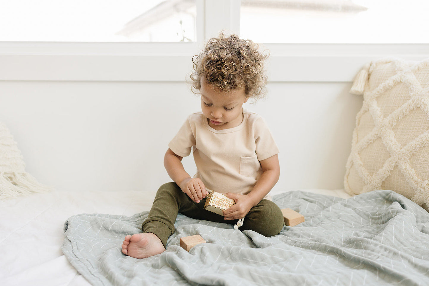 Desert Sage Muslin Quilt