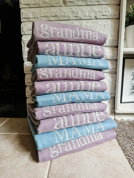 Floral ‘Name’ Crew