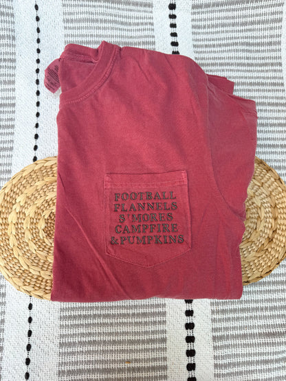 Fall Pocket Tees