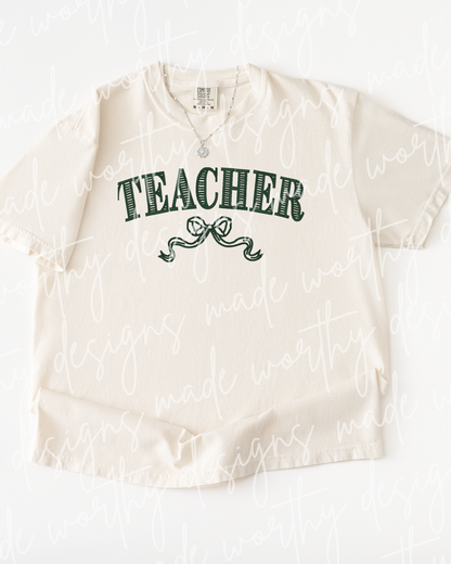 Teacher Tee or Crew