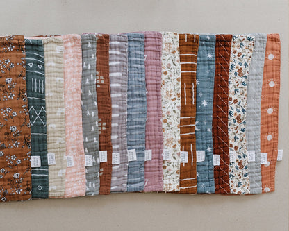 Meadow Floral Muslin Burp Cloth