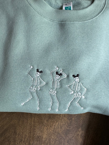 Skeleton Mickey Hats Crew