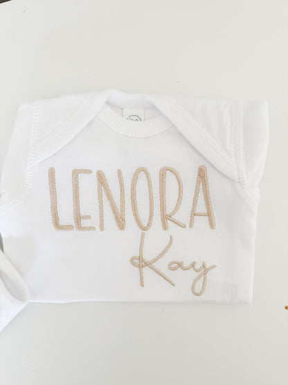 Baby Name Onesie