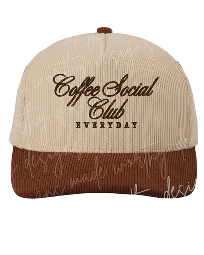 Coffee Social Club Hat