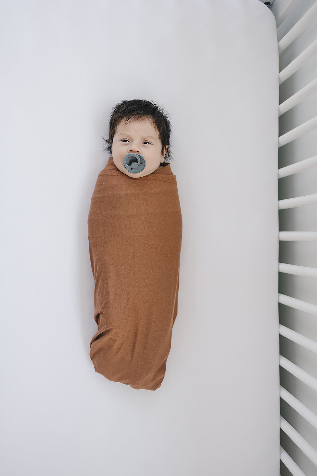 Rust Bamboo Stretch Swaddle