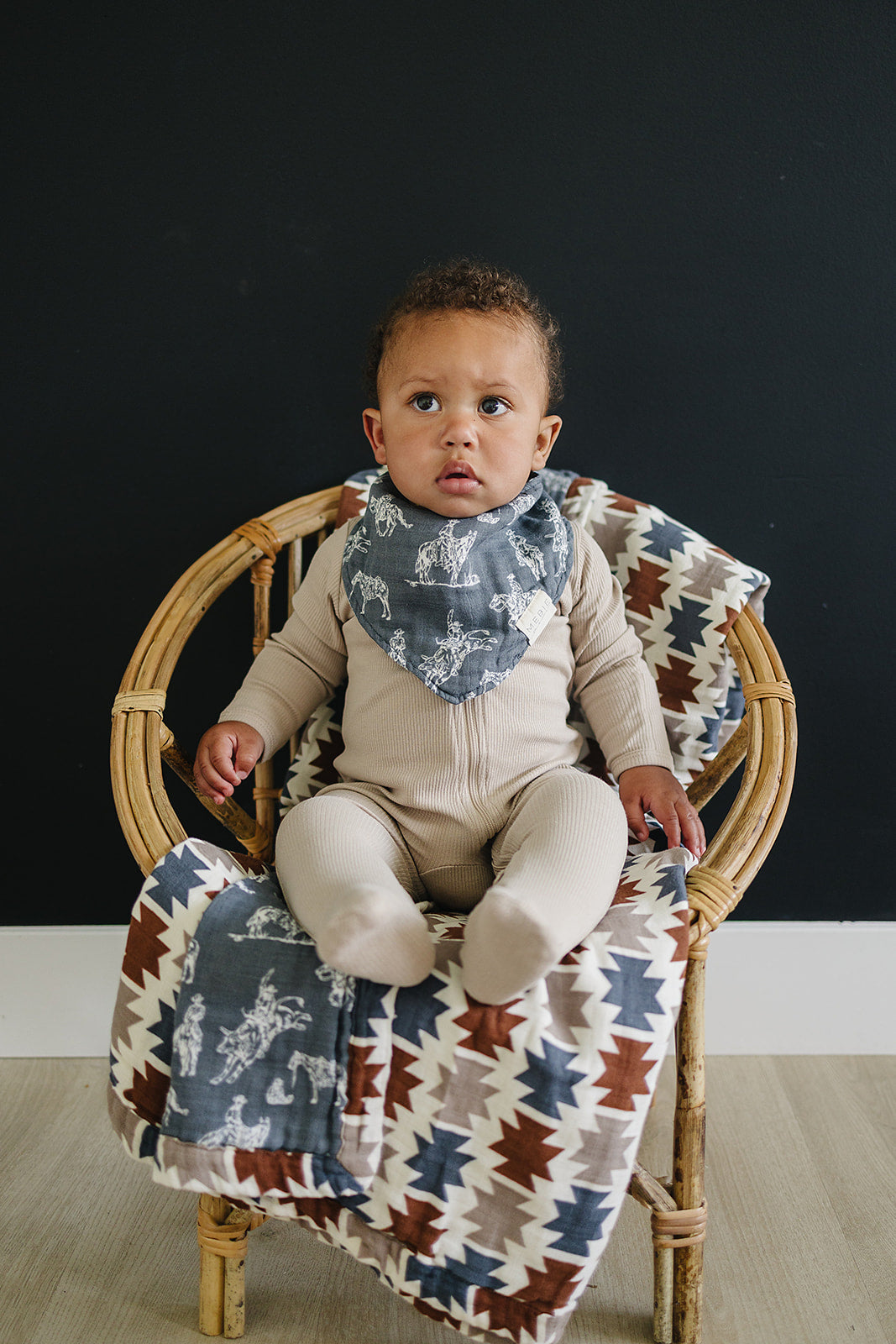 Wild West Muslin Bib