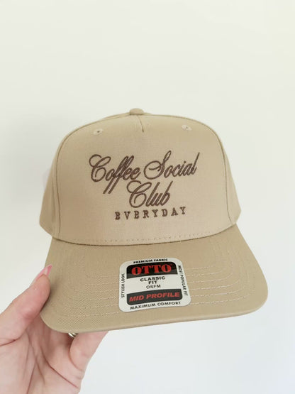 Coffee Social Club Hat